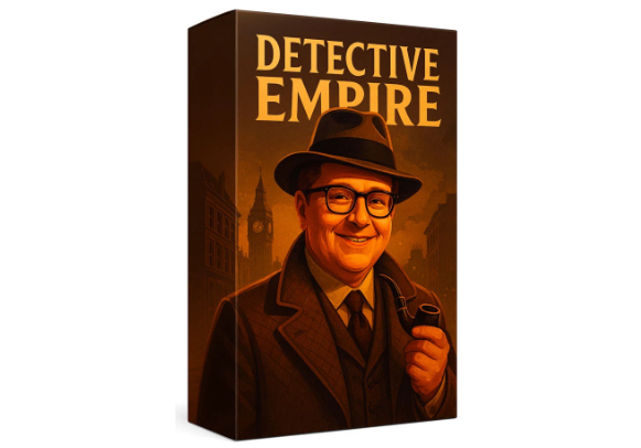 "Detective Empire" is a set of 527 mega prompts to create complete detective games.