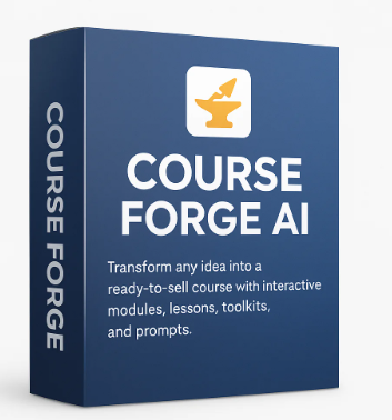 Transform your idea into a complete, ready‑to‑sell course portal — with interactive lessons, professional resources, and a conversion‑optimized sales page. Launch faster, look premium, and start selling today.