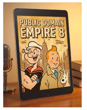 "Public Domain Empire 8" is the best guide with the freshest public domain news for the years 2025, and 2026.