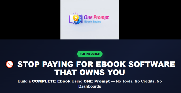 Build complete eBooks with ONE prompt.