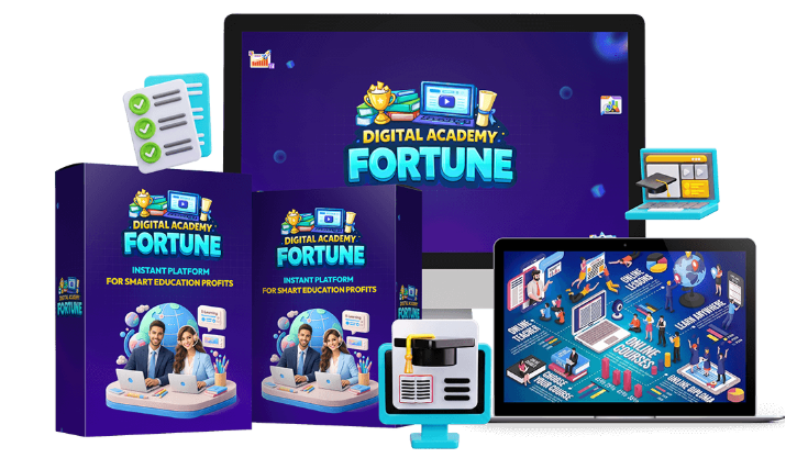 Done-for-you course website for marketers looking to host an e-learning platform with ease - complete with ready-to-sell marketing courses & ebooks for a wide range of audience.